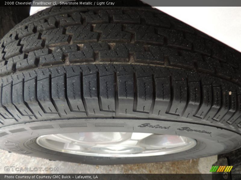 Silverstone Metallic / Light Gray 2008 Chevrolet TrailBlazer LS