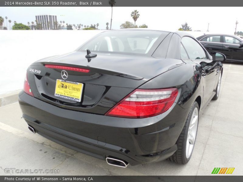 Black / Black 2014 Mercedes-Benz SLK 350 Roadster