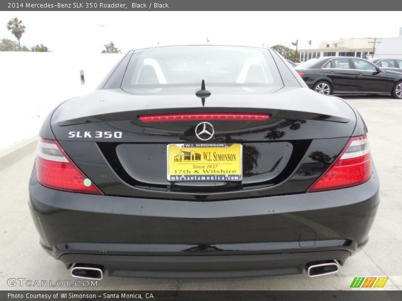 Black / Black 2014 Mercedes-Benz SLK 350 Roadster