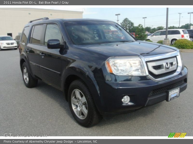 Bali Blue Pearl / Gray 2011 Honda Pilot EX-L