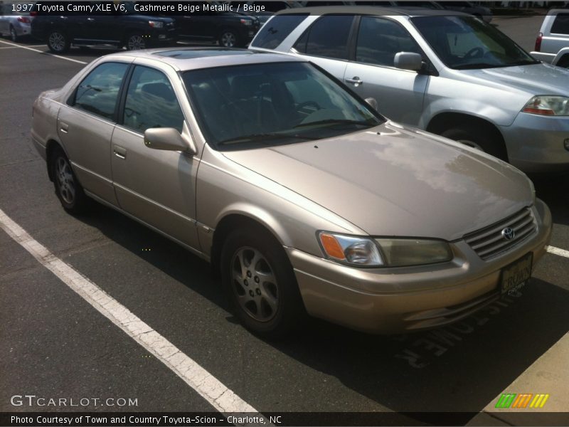 Cashmere Beige Metallic / Beige 1997 Toyota Camry XLE V6