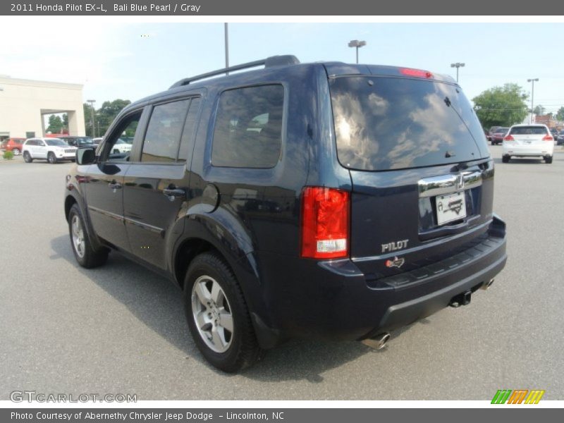 Bali Blue Pearl / Gray 2011 Honda Pilot EX-L