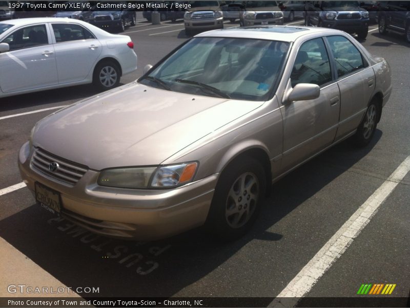 Cashmere Beige Metallic / Beige 1997 Toyota Camry XLE V6