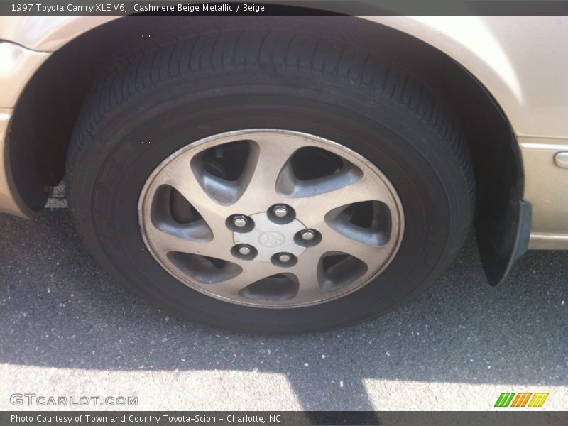 Cashmere Beige Metallic / Beige 1997 Toyota Camry XLE V6