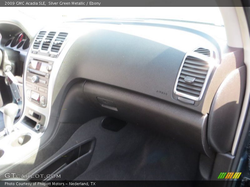 Silver Green Metallic / Ebony 2009 GMC Acadia SLE