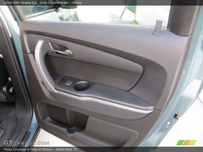 Silver Green Metallic / Ebony 2009 GMC Acadia SLE