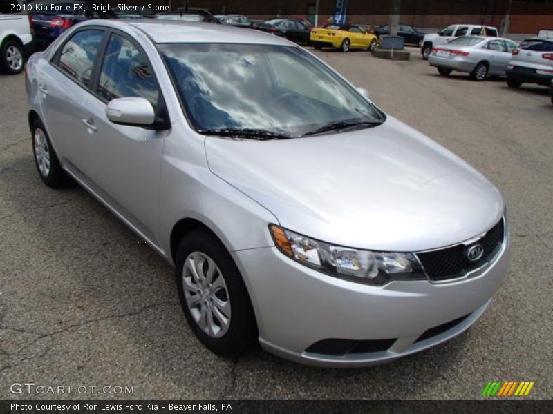 Bright Silver / Stone 2010 Kia Forte EX