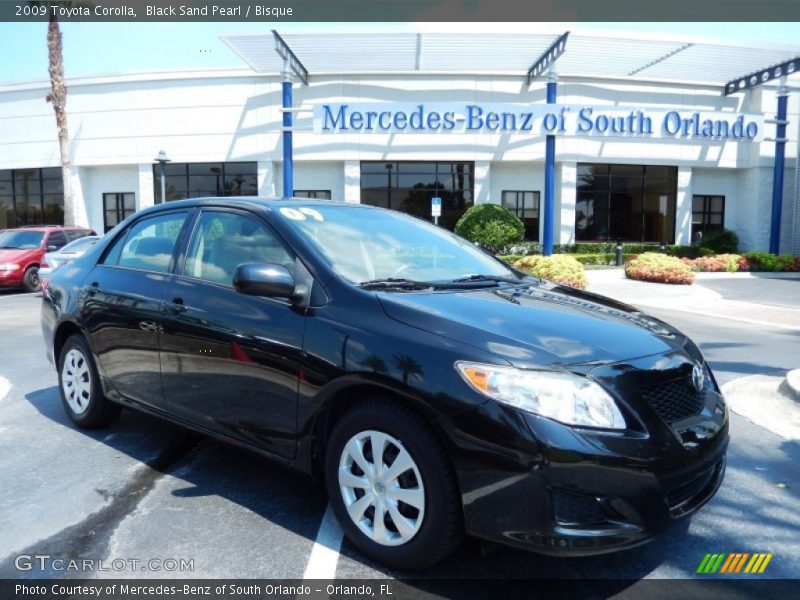 Black Sand Pearl / Bisque 2009 Toyota Corolla