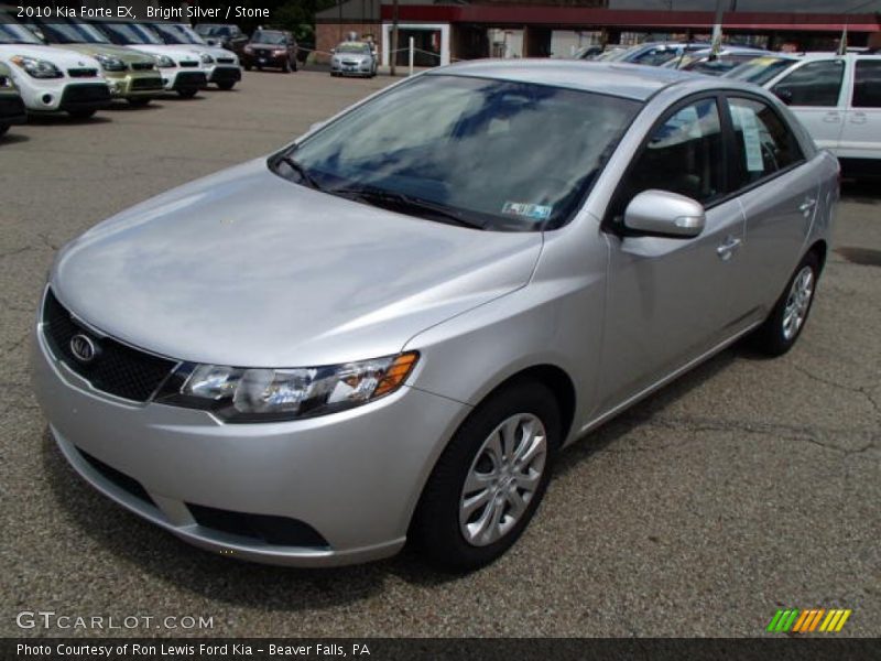 Bright Silver / Stone 2010 Kia Forte EX