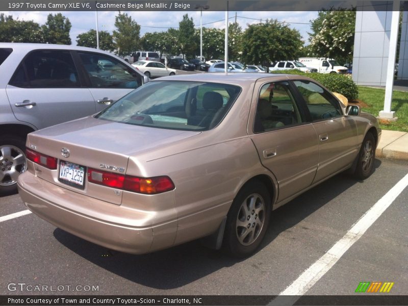 Cashmere Beige Metallic / Beige 1997 Toyota Camry XLE V6
