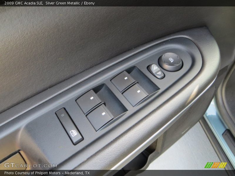 Silver Green Metallic / Ebony 2009 GMC Acadia SLE