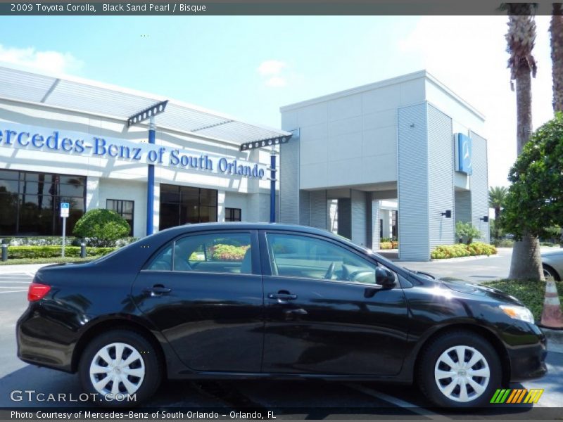 Black Sand Pearl / Bisque 2009 Toyota Corolla