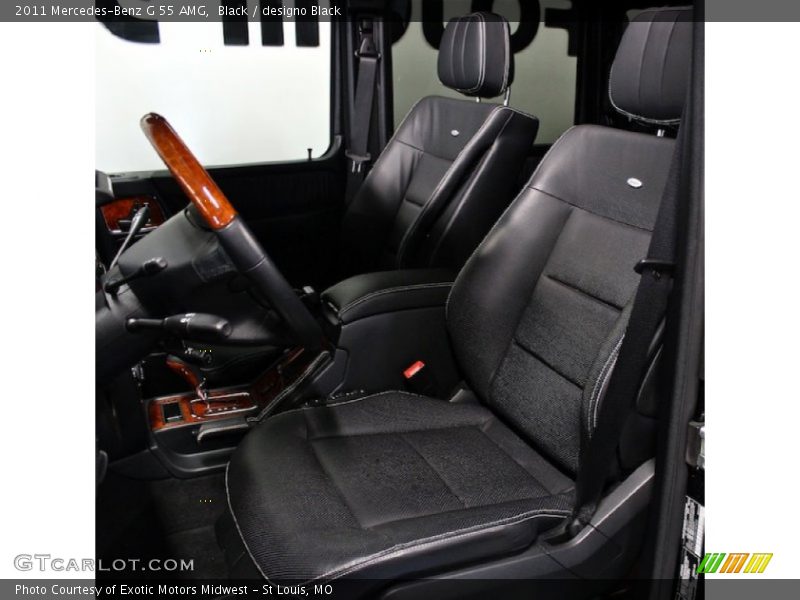 Front Seat of 2011 G 55 AMG