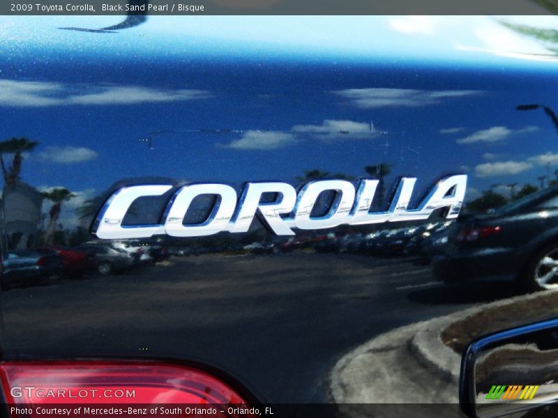 Black Sand Pearl / Bisque 2009 Toyota Corolla