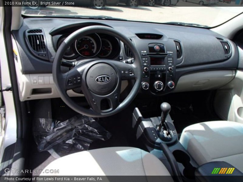 Bright Silver / Stone 2010 Kia Forte EX
