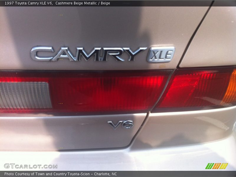 Cashmere Beige Metallic / Beige 1997 Toyota Camry XLE V6