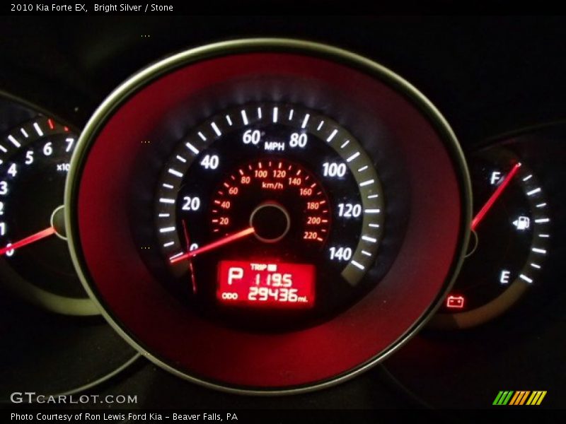 Bright Silver / Stone 2010 Kia Forte EX