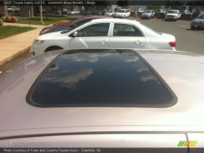 Cashmere Beige Metallic / Beige 1997 Toyota Camry XLE V6