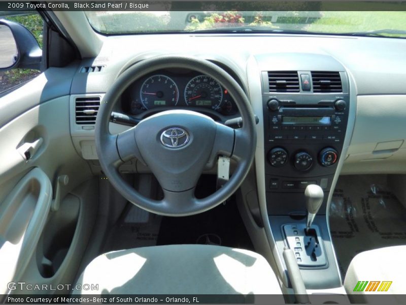 Black Sand Pearl / Bisque 2009 Toyota Corolla