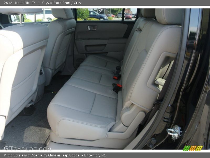Crystal Black Pearl / Gray 2012 Honda Pilot EX-L