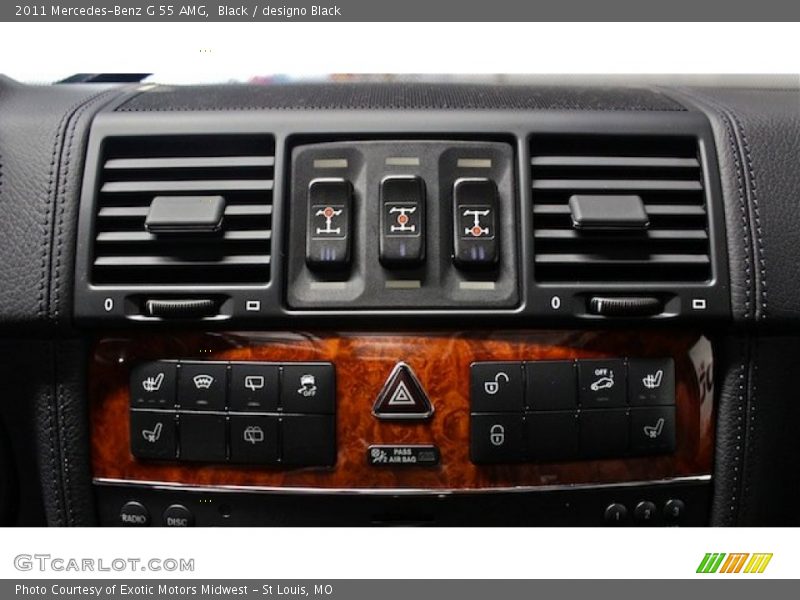 Controls of 2011 G 55 AMG