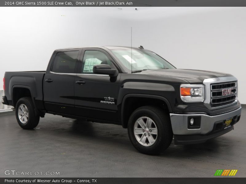 Onyx Black / Jet Black/Dark Ash 2014 GMC Sierra 1500 SLE Crew Cab