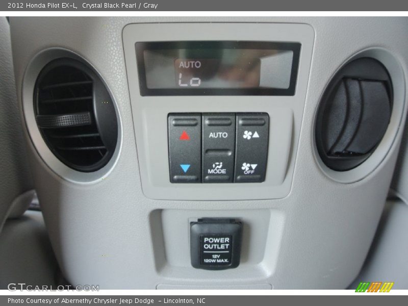Crystal Black Pearl / Gray 2012 Honda Pilot EX-L
