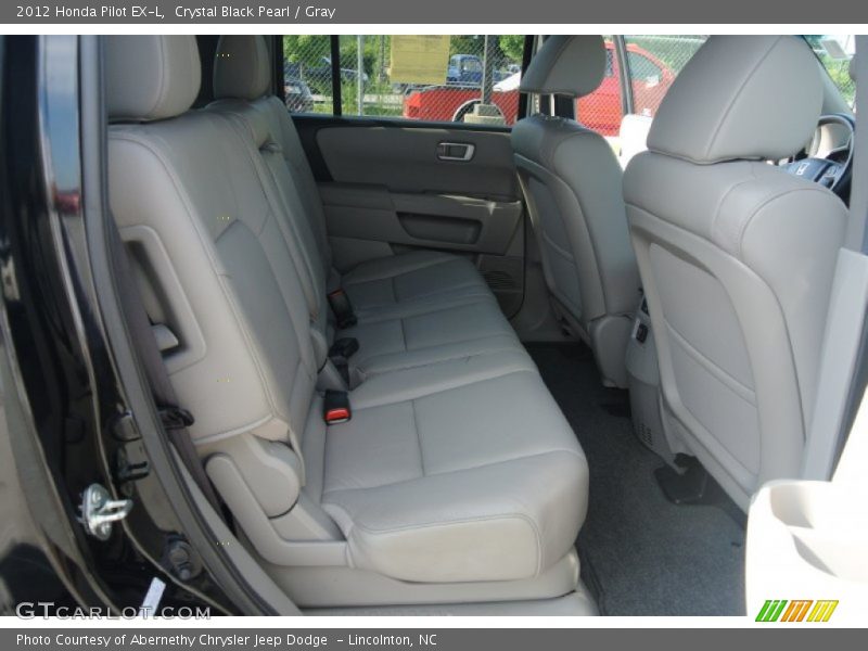 Crystal Black Pearl / Gray 2012 Honda Pilot EX-L