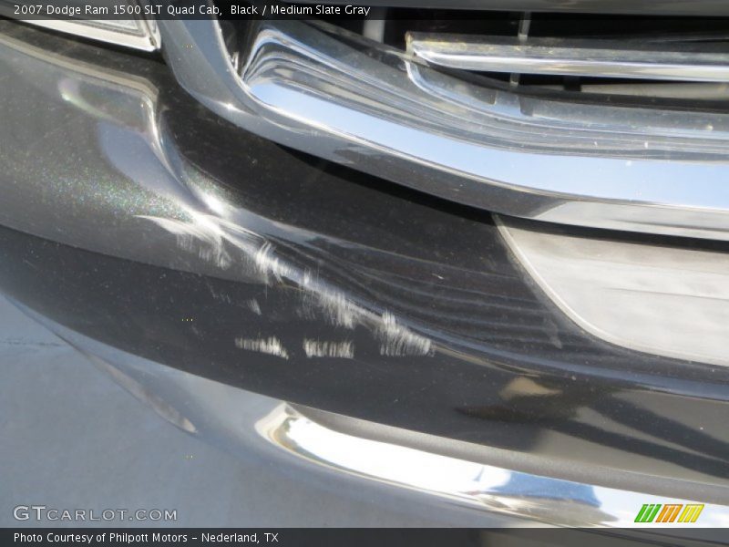 Black / Medium Slate Gray 2007 Dodge Ram 1500 SLT Quad Cab