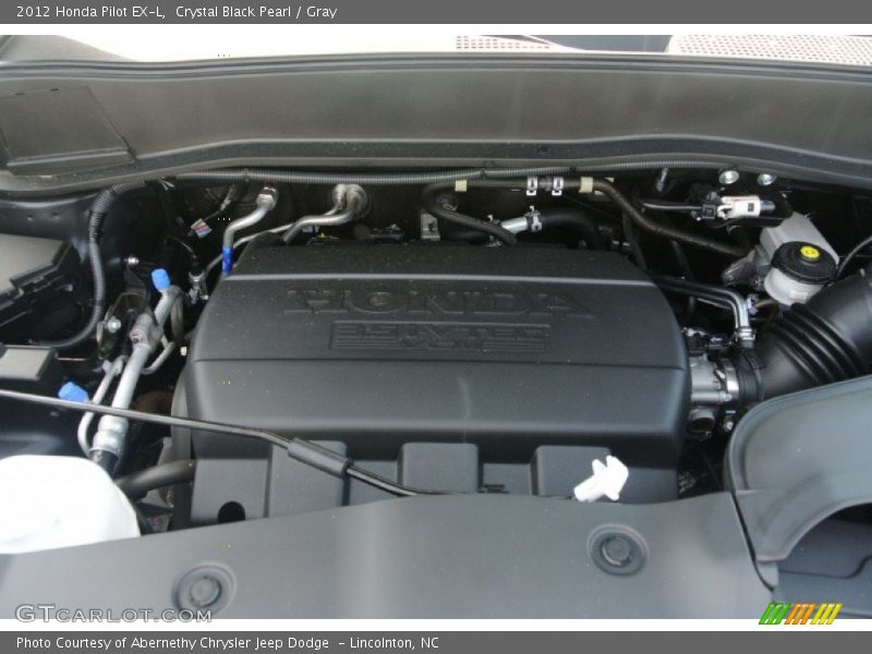 Crystal Black Pearl / Gray 2012 Honda Pilot EX-L