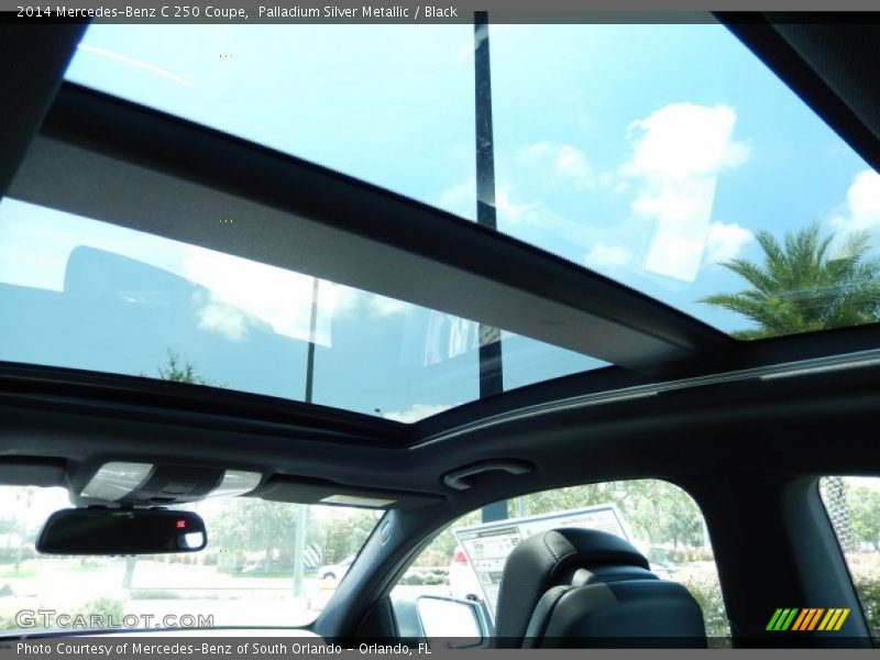 Sunroof of 2014 C 250 Coupe