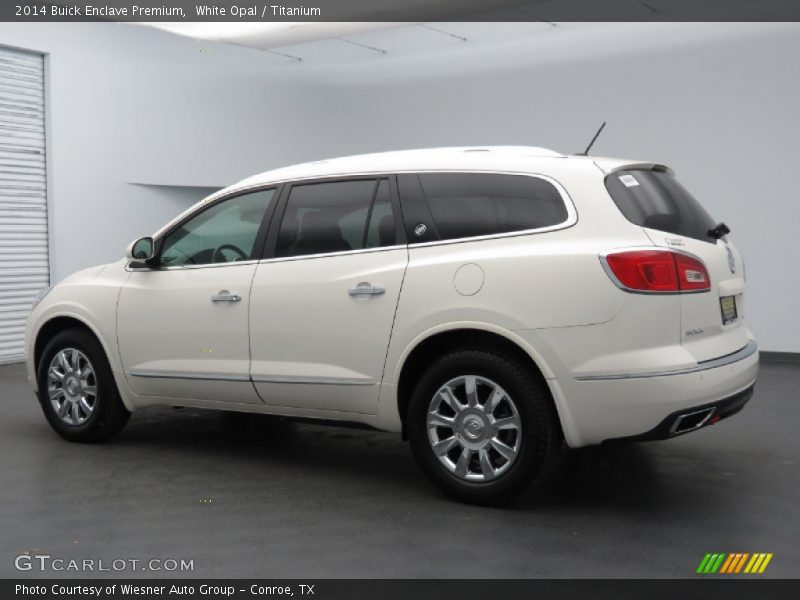 White Opal / Titanium 2014 Buick Enclave Premium