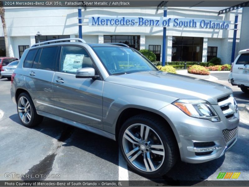 Palladium Silver Metallic / Ash/Black 2014 Mercedes-Benz GLK 350