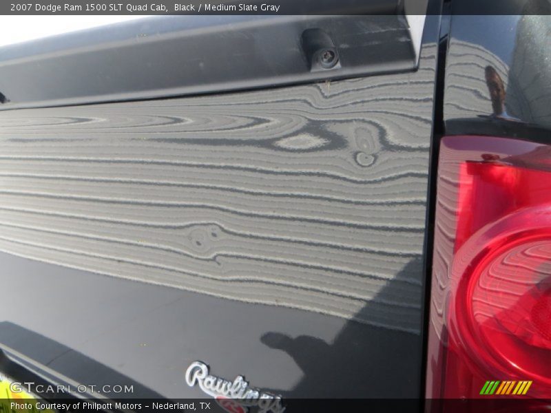 Black / Medium Slate Gray 2007 Dodge Ram 1500 SLT Quad Cab