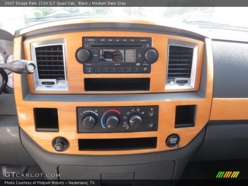 Black / Medium Slate Gray 2007 Dodge Ram 1500 SLT Quad Cab