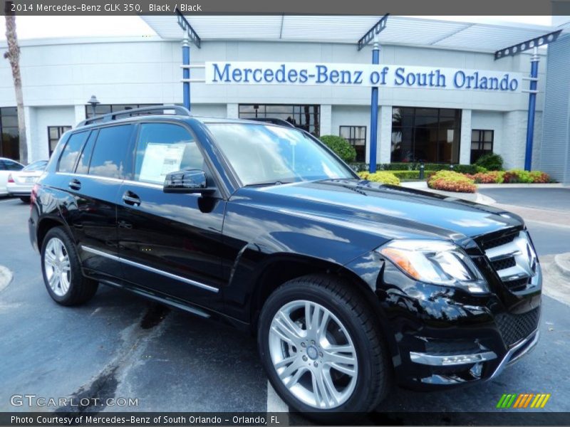 Black / Black 2014 Mercedes-Benz GLK 350