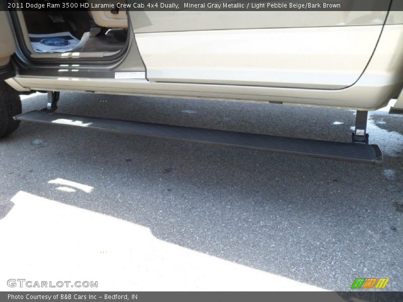 Mineral Gray Metallic / Light Pebble Beige/Bark Brown 2011 Dodge Ram 3500 HD Laramie Crew Cab 4x4 Dually