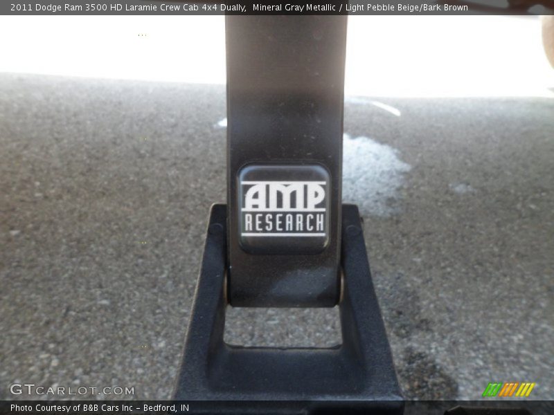 Mineral Gray Metallic / Light Pebble Beige/Bark Brown 2011 Dodge Ram 3500 HD Laramie Crew Cab 4x4 Dually