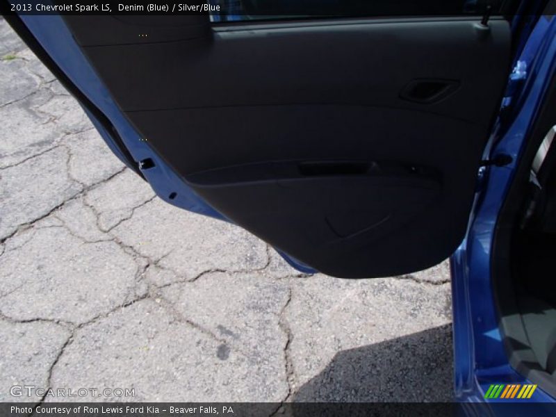 Denim (Blue) / Silver/Blue 2013 Chevrolet Spark LS