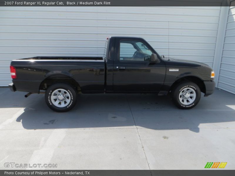 Black / Medium Dark Flint 2007 Ford Ranger XL Regular Cab
