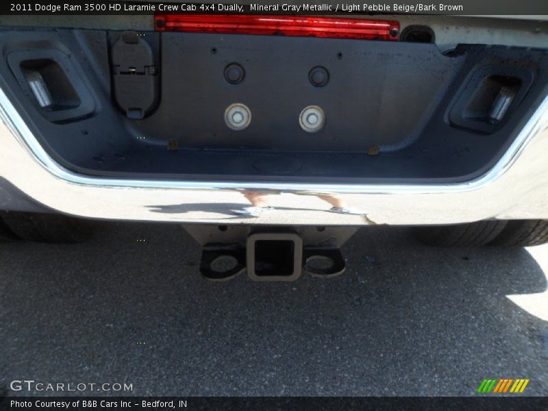 Mineral Gray Metallic / Light Pebble Beige/Bark Brown 2011 Dodge Ram 3500 HD Laramie Crew Cab 4x4 Dually