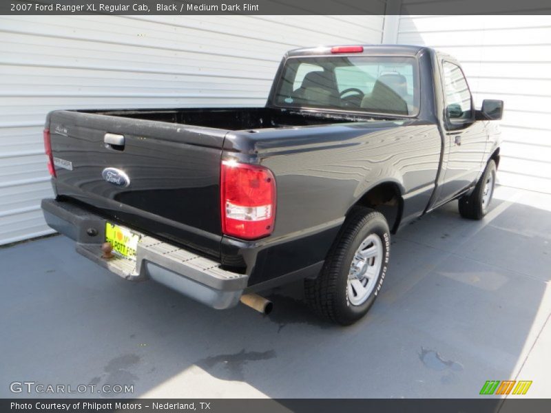 Black / Medium Dark Flint 2007 Ford Ranger XL Regular Cab