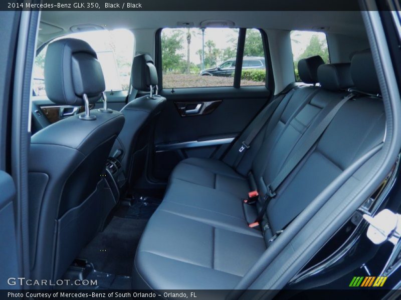 Rear Seat of 2014 GLK 350