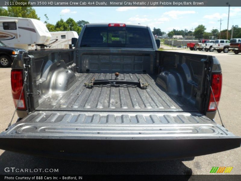 Mineral Gray Metallic / Light Pebble Beige/Bark Brown 2011 Dodge Ram 3500 HD Laramie Crew Cab 4x4 Dually