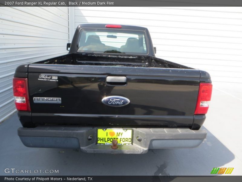 Black / Medium Dark Flint 2007 Ford Ranger XL Regular Cab