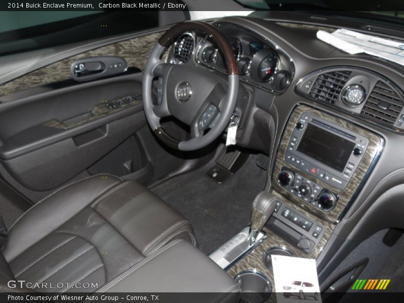 Carbon Black Metallic / Ebony 2014 Buick Enclave Premium