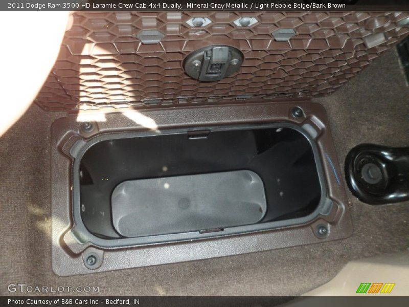 Mineral Gray Metallic / Light Pebble Beige/Bark Brown 2011 Dodge Ram 3500 HD Laramie Crew Cab 4x4 Dually