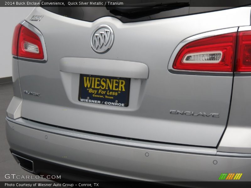 Quick Silver Metallic / Titanium 2014 Buick Enclave Convenience