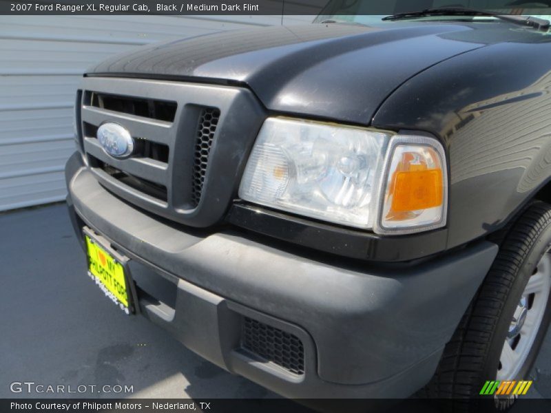 Black / Medium Dark Flint 2007 Ford Ranger XL Regular Cab
