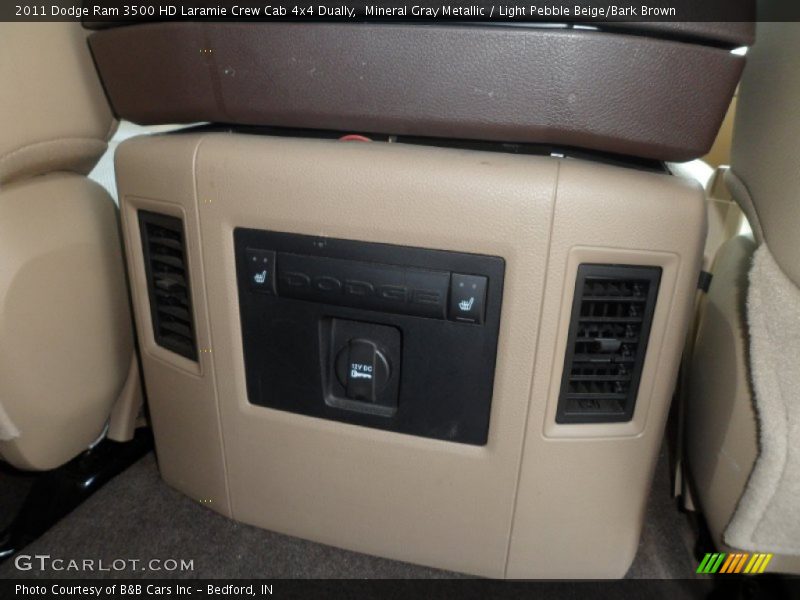 Mineral Gray Metallic / Light Pebble Beige/Bark Brown 2011 Dodge Ram 3500 HD Laramie Crew Cab 4x4 Dually